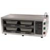 Counter Type 2 Layer 4 Tray Food Warmer Cabinet LED Digital Display Independent