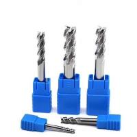 China 2/4/6 Flute Solid Carbide End Mills High Precision CNC End Mill Bits For Aluminum on sale