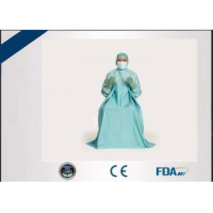 Waterproof Disposable Barrier Surgical Gown Three Layer Compound Non Woven Fabric Made