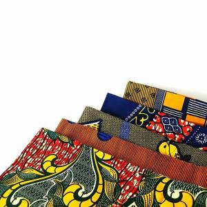 135gsm Real Wax Fabric African Wax Prints Water Resistant and for Fashionable Apparel