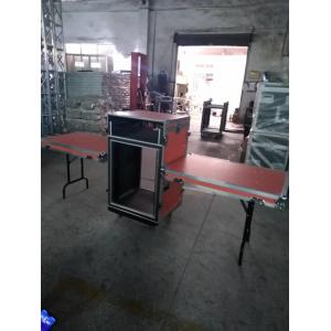 China Colorful 18U Standard Rack Flight Case With 2 Pcs Of Stand And Top Table wholesale