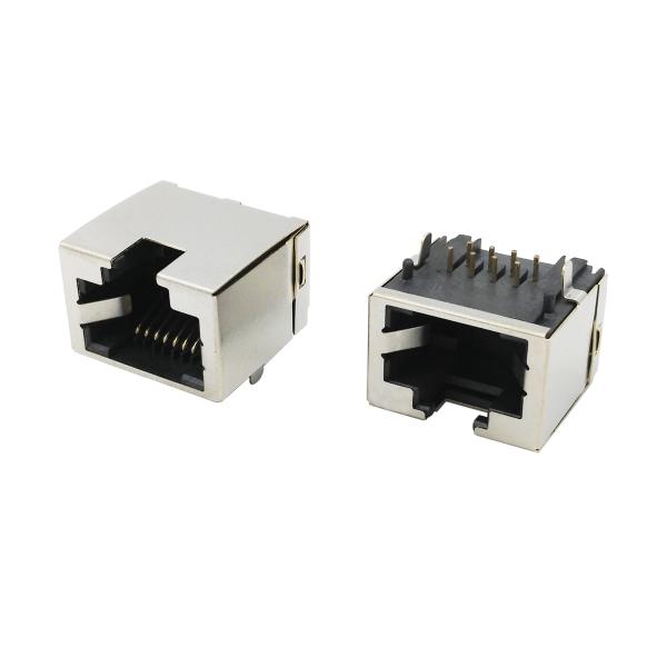 China Very low profile tab-up RJ45 connector shielded without LED, H=11.3mm wholesale