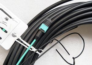 China Multimode OM3 Outdoor Armored Cable MTP MPO Fiber Patch Cord 10G wholesale