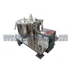 Plate Top Discharge Food Centrifuge / Basket Centrifuges For Separating Suspensions