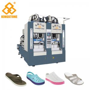 China 8 Stations Shoe Sole Making Machine Production Line For EVA Slipper / Sandals / Boots supplier