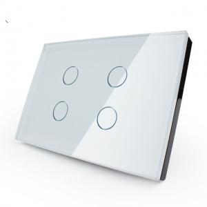 China toughened glass panel smart electrical switches for remote control the lamps supplier