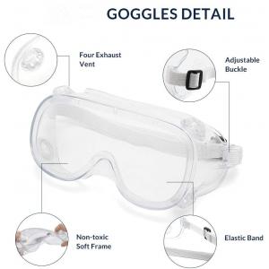 China Anti Virus Clear Anti Virus Ppe Safety Goggles supplier