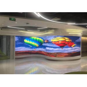 China Curved Flexible Indoor Full Color Led Display 3840Hz Refresh Rate supplier