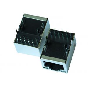 Right Angle ARJ11D-MDSG-B-A-GMU2 Magnetic RJ45 Modular Jack , PDH RJ45 Jack