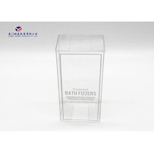 China Bath Perfume PET Plastic Box Free Samples Offset Printing In White Color 17.8cm Height supplier