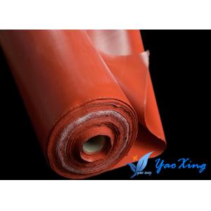 1.5mm Fireproof Silicone Coated Fiberglass Fabric One Side And Double Sides