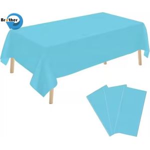 China Disposable PE Table Cloths: Durable, Waterproof, Plastic Table Covers, Custom Sizes & Colors, HDPE/LDPE for Household Use wholesale
