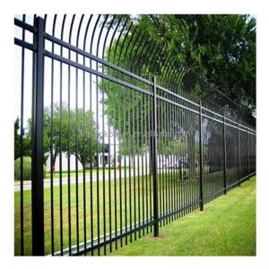 China 70x70mm Post Size Lawn Palisade Fencing Garden Fence Decorative Steel Picket supplier