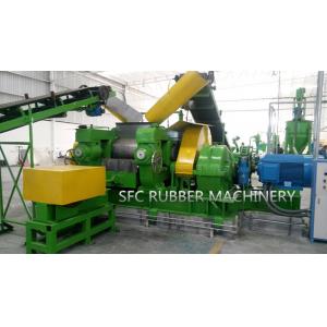 China CE Approved Two Roll Rubber Waste Recycling Crusher Machine supplier