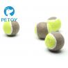 Outdoor Pet Training Durable Pet Toys / Large Tennis Balls For Dogs