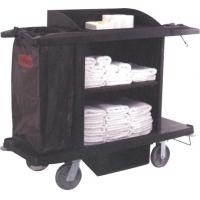 China Large Capacity Fibre Bag Hotel Housekeeping Trolley 1524*559*H1270mm on sale