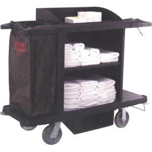 Large Capacity Fibre Bag Hotel Housekeeping Trolley 1524*559*H1270mm