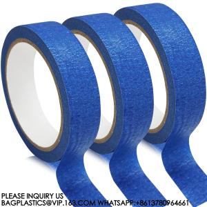 China Blue Painters Tape, Paint Tapes, Masking Tape For DIY Crafts & Arts, Painting Tape Adhesive Backing, Easy Removal supplier