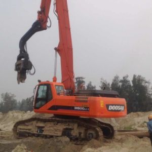 China Flexible Control Hydraulic Pile Driver High Efficiency Quick Running Speed wholesale