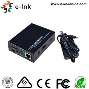 China 10 / 100M Fiber Ethernet Media Converter , Ethernet To SFP Fiber Media Converter supplier