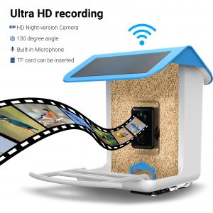 Automatic Bird Watch Camera Auto Capture Videos Pictures Ai Identify Birdcam Smart Bird House Feeder