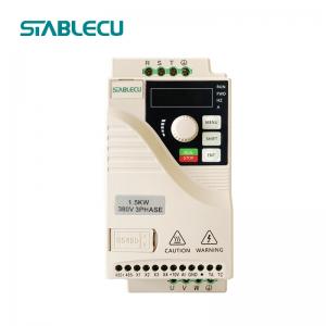 IP20 1.5KW Single Phase Frequency Inverter , VFD For 2HP Single Phase Motor