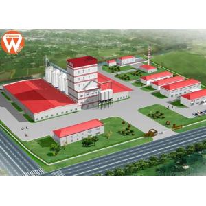 China Processo de granulação da alimentação animal dos rebanhos animais 20T/H com projeto da construção de aço supplier