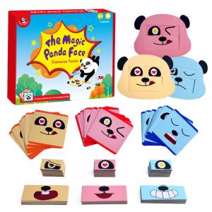 DIY Creative Facial Expression Puzzle Toy Kindergarten Teaching Aids Facial Expressions Educational Toys