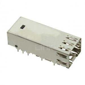 TE 2246040-1 SFP+ Micro Receptacle with Cage Press-Fit Through Hole 10 Gb/s