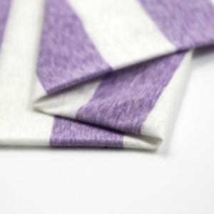 China Légère et douce Confortable bonne texture Tissu à rayures pour T-shirt supplier