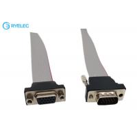 Mini Male To Female Ribbon Cable Connectors , 15 Pin Electronic Extension Cable Monitor