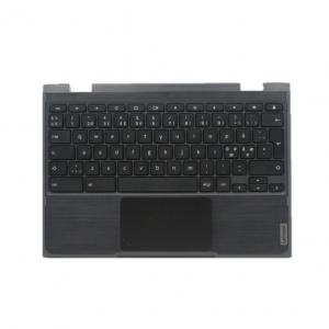 Lenovo 5CB0Z21536 Upper Case Cover with Keyboard Black HC130 LOG UP ASSY BK UK W/KB ASM B 82CE NORDIC