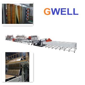 China PVC Plastic Floor Production Machine PVC Flooring Leather Extrusion Line Twin screw extruder supplier