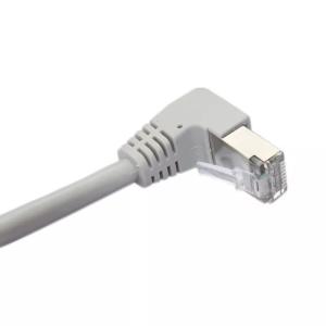 China Calibre de diâmetro de fios 2 4 4 direto da fábrica - tomada do ângulo direito dos acessórios do conector de cabo ethernet dos pares supplier