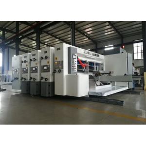 China Water Ink Flexo Printer Slotter Machine Adopt Frequency Variable Controller supplier