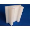 low friction coefficient white plastic spacers guide rail cnc machined parts