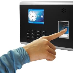 Office Employee Keypad 9V Fingerprint Attendance Machine