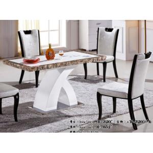 China home dining room 4 seats rectangular marble table furniture supplier