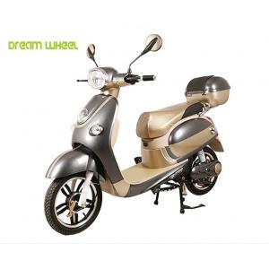 35km/H Pedal Assisted Electric Scooter , 48V 500W Vespa Type Electric Scooter
