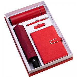 5 In 1 Antidust Notebook And Pen Gift Set , Ultraportable Power Bank Smart Notebook