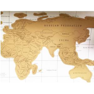 China Scratch off World Travel Map for sale supplier