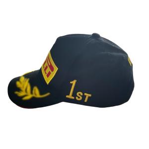 Four Seasons Embroidery Racing Hat for Men 58cm Fashion Sports Shoes Flat Hip Hop Cap