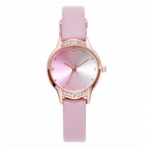 Laipute Women'S Luxury Diamond Watches PU Strap Hardened Glass Diamond Bezel Watch