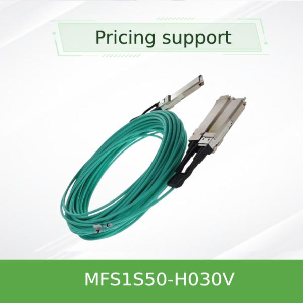 インフィニバンド Mellanox AOC MFS1S50-H030V VPI HDRÐ 2x100Gb/S 30M QSFP56 新品・オリジナル