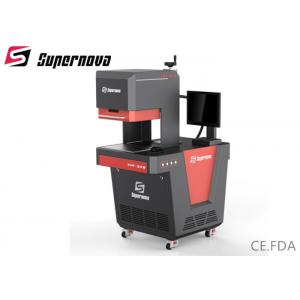China High Speed Fiber Laser Marking Machine for Plastic Cap , Laser Marker Machine supplier