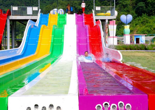 Holiday Village Rainbow Water Slide / High Speed Slide 1 Year Warranty