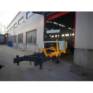 China Máquina automática hidráulica da serra de fita do cnc, serrações da faixa com gasolina ou motor de diesel supplier