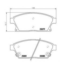 China Brake system Cheverlet Cruze Front Brake Pad Replacement OEM 13301234 Genuine parts supplier