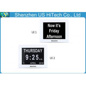 China Horloge de calendrier de démence de Digital de 8 pouces pour le vieillard 50cdm2 - 10cdm2 supplier