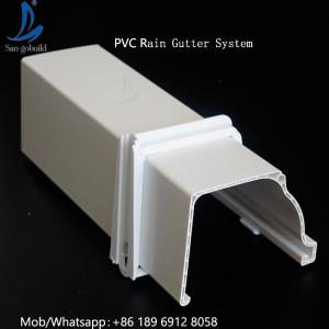 Hot Selling Good Quality Custom Plastic Gutter, Roof PVC Gutter System, Cheap PVC Rain Gutter